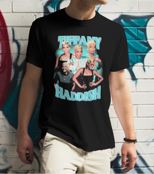 Tiffany Haddish Retro Glam Montage T-Shirt