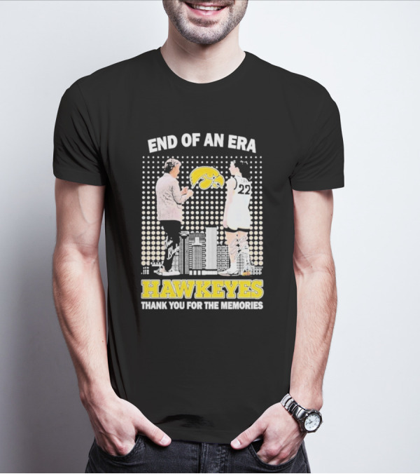 End Of An Era Lisa Bluder Hawkeyes Thank You For The Memories Basketball T-Shirt