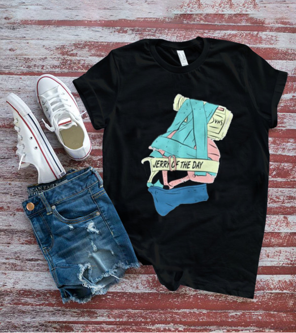 Jerry Of The Day VHS Straps Multicolor Gear T-Shirt