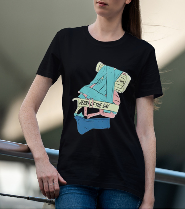 Jerry Of The Day VHS Straps Multicolor Gear T-Shirt