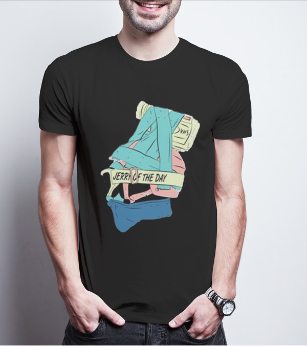 Jerry Of The Day VHS Straps Multicolor Gear T-Shirt