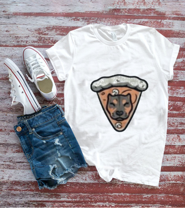Miss Peaches X Bodoggos Pizza Dog Slice T-Shirt