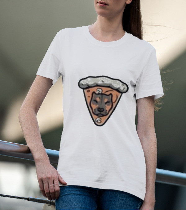 Miss Peaches X Bodoggos Pizza Dog Slice T-Shirt