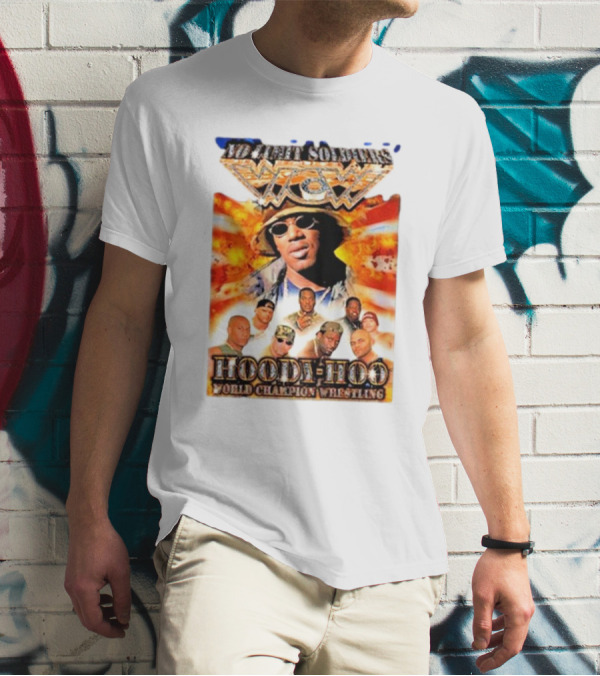 No Limit Soldiers WCW Hoody-Hoo World Champion Wrestling T-Shirt