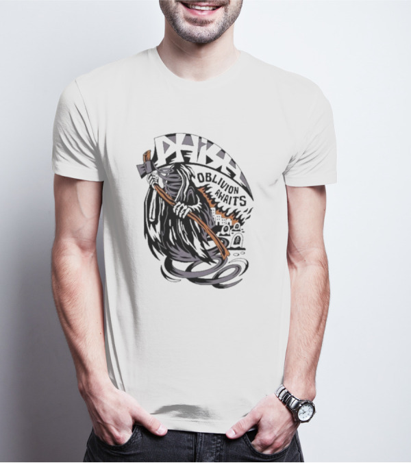 Dark Reaper With Scythe Oblivion Awaits Graves T-Shirt