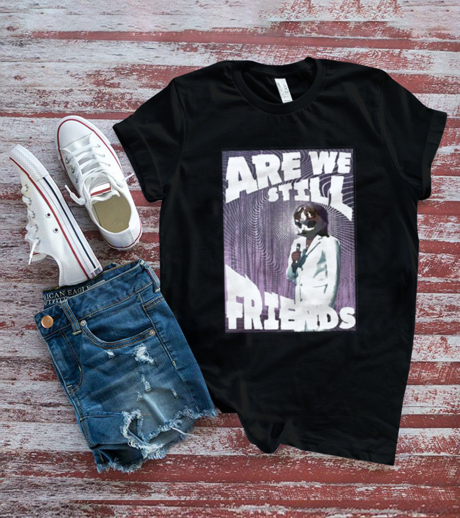 Are We Still Friends Retro Microphone T-Shirt
