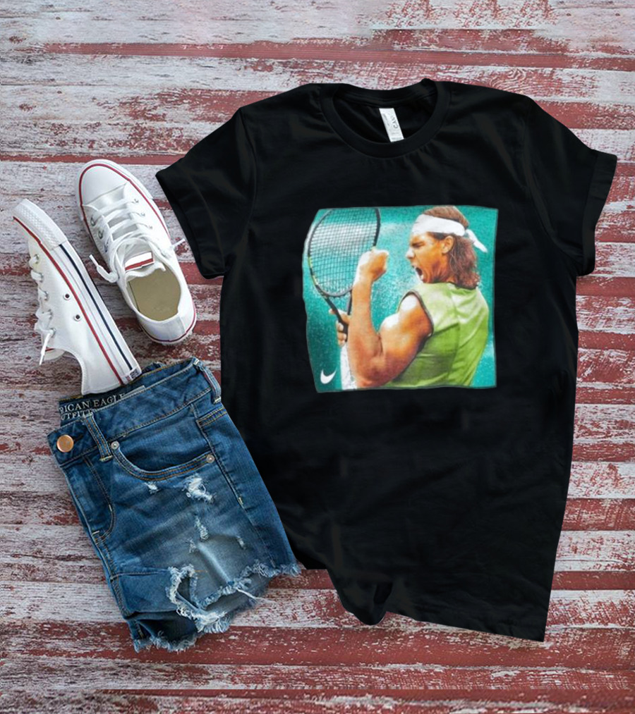 Rafael Nadal Iconic Tennis Celebration Roland Garros T-Shirt