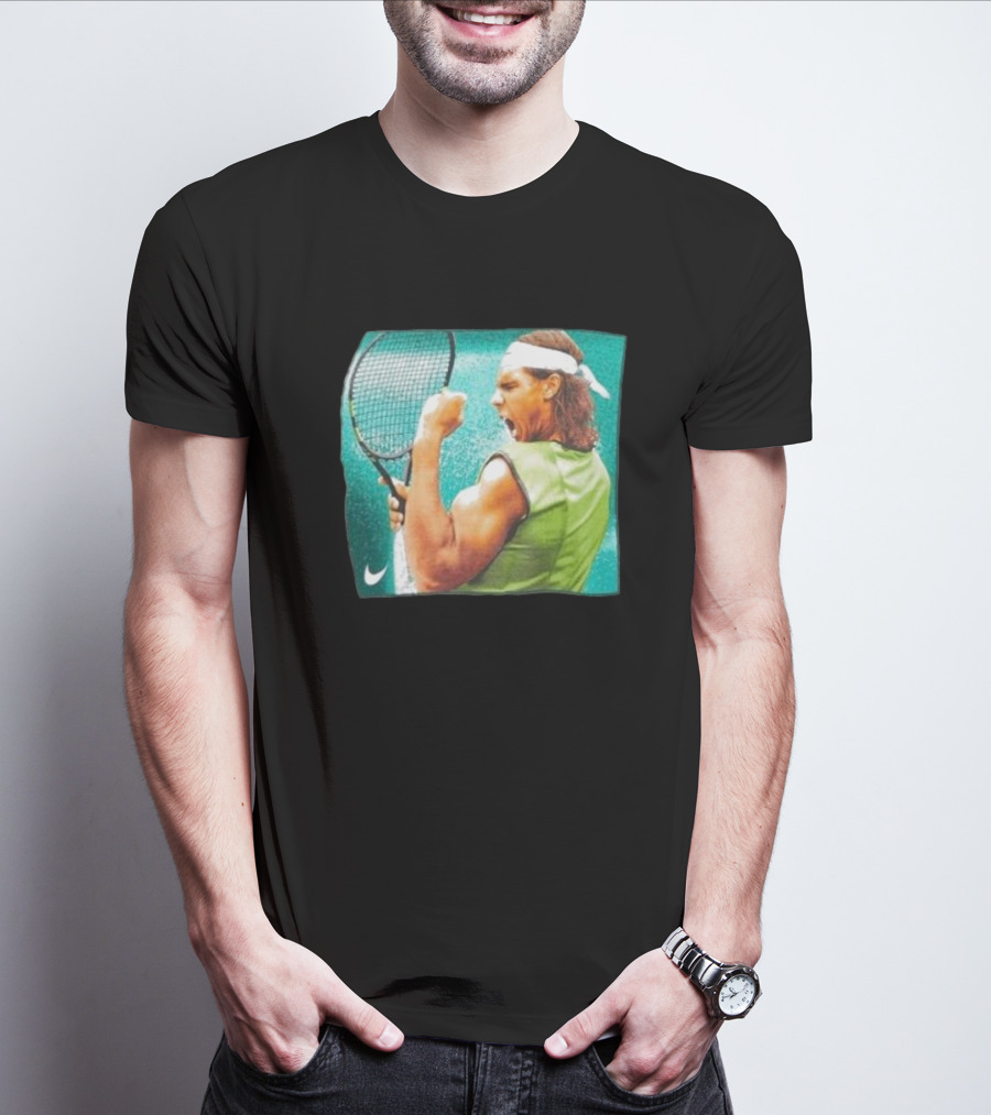 Rafael Nadal Iconic Tennis Celebration Roland Garros T-Shirt
