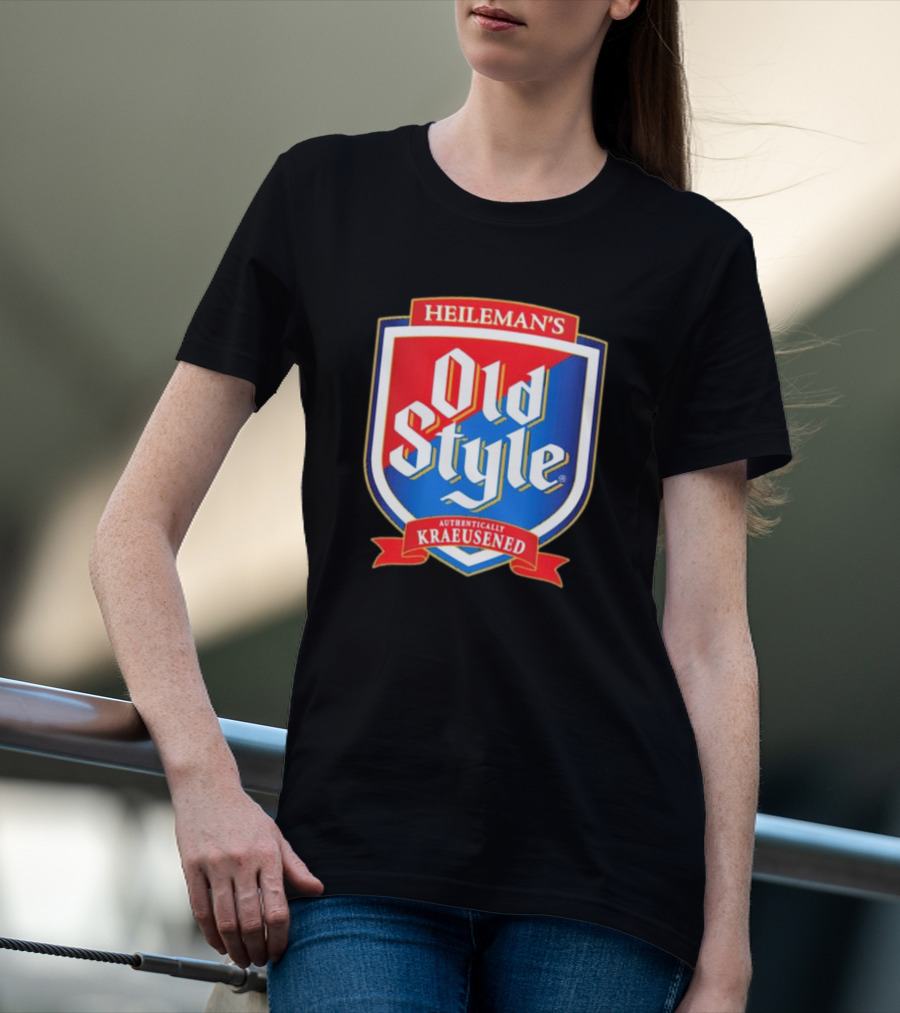 Heileman's Old Style Authentically Kraeusened Shield T-Shirt