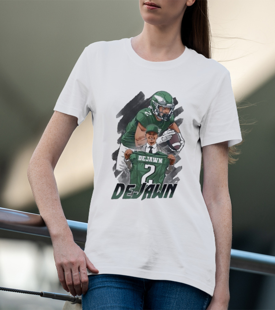 Philadelphia Eagles DeJawn Football Fan Jersey 2 T-Shirt