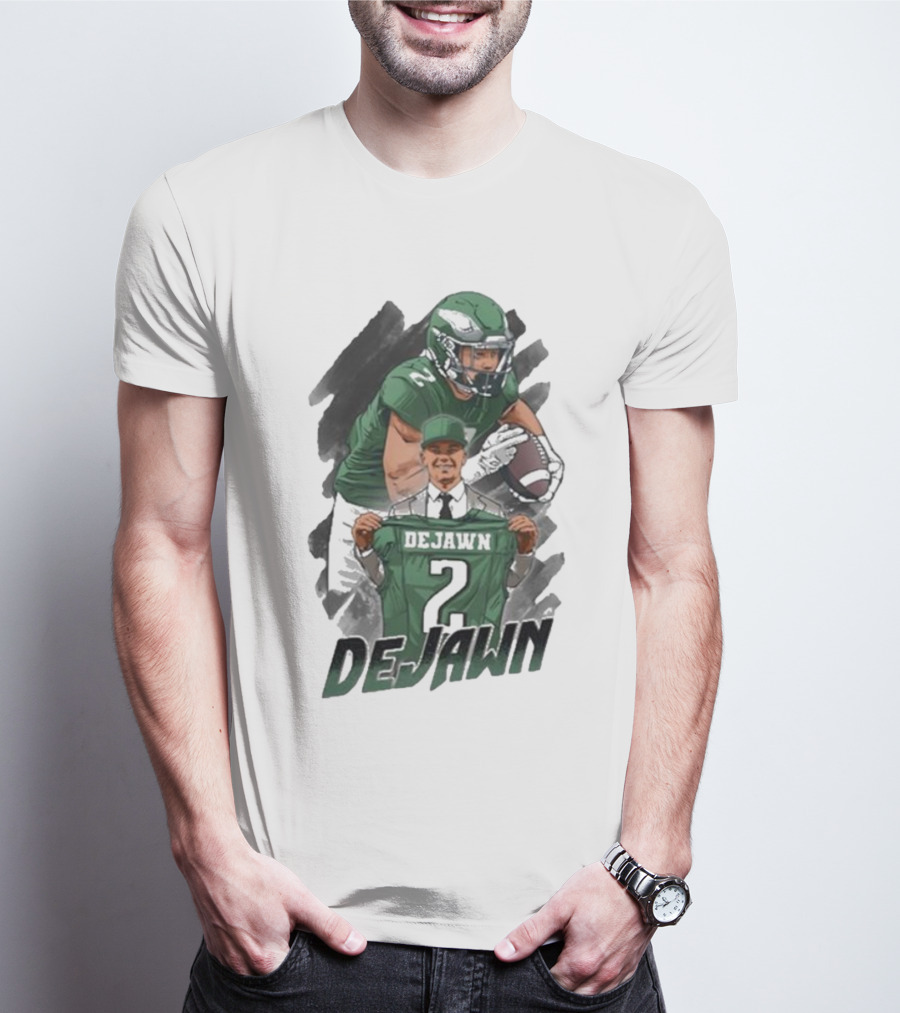 Philadelphia Eagles DeJawn Football Fan Jersey 2 T-Shirt