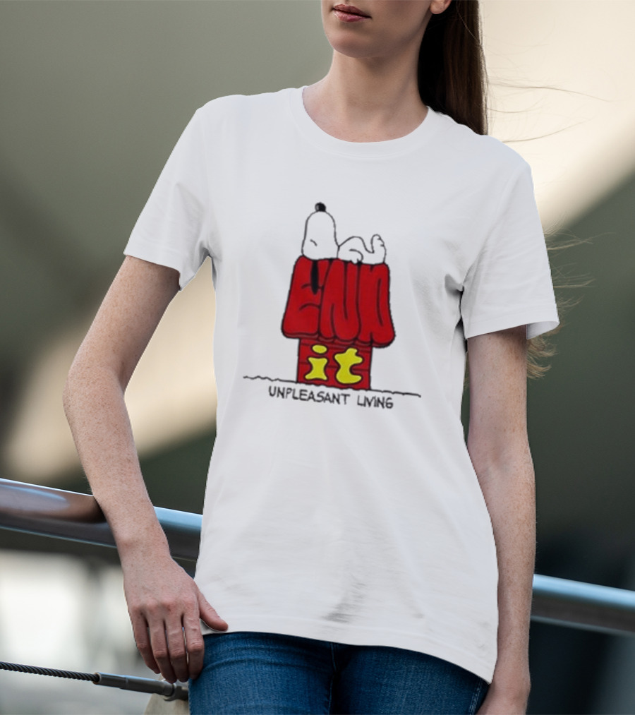 End It Unpleasant Living Pistachio Gallery Doghouse T-Shirt