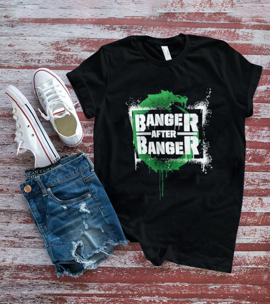 Sheamus Banger After Banger Dragon Green Paint Splatter T-Shirt