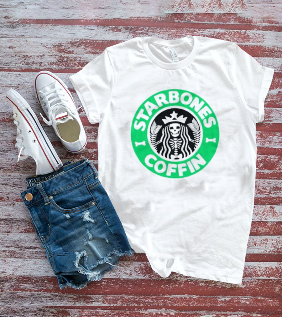 Starbones Coffin Skeleton Emblem T-Shirt