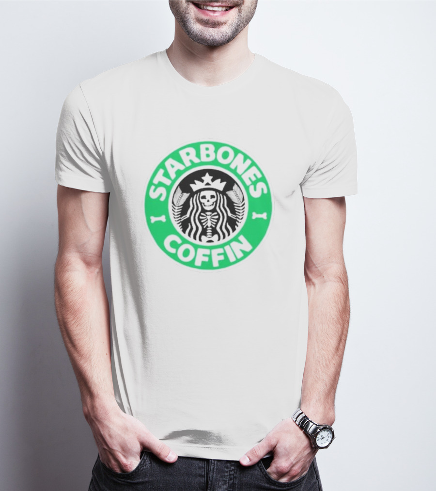 Starbones Coffin Skeleton Emblem T-Shirt