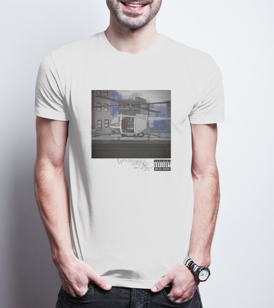 DJ Spits Gkmc Spit F3v3r Helicopter Explicit Content T-Shirt