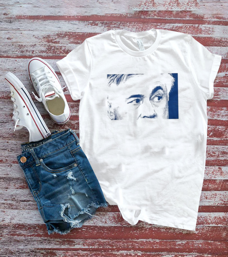 Don Carlo Ancelotti Eyes AOF Images In Blue T-Shirt