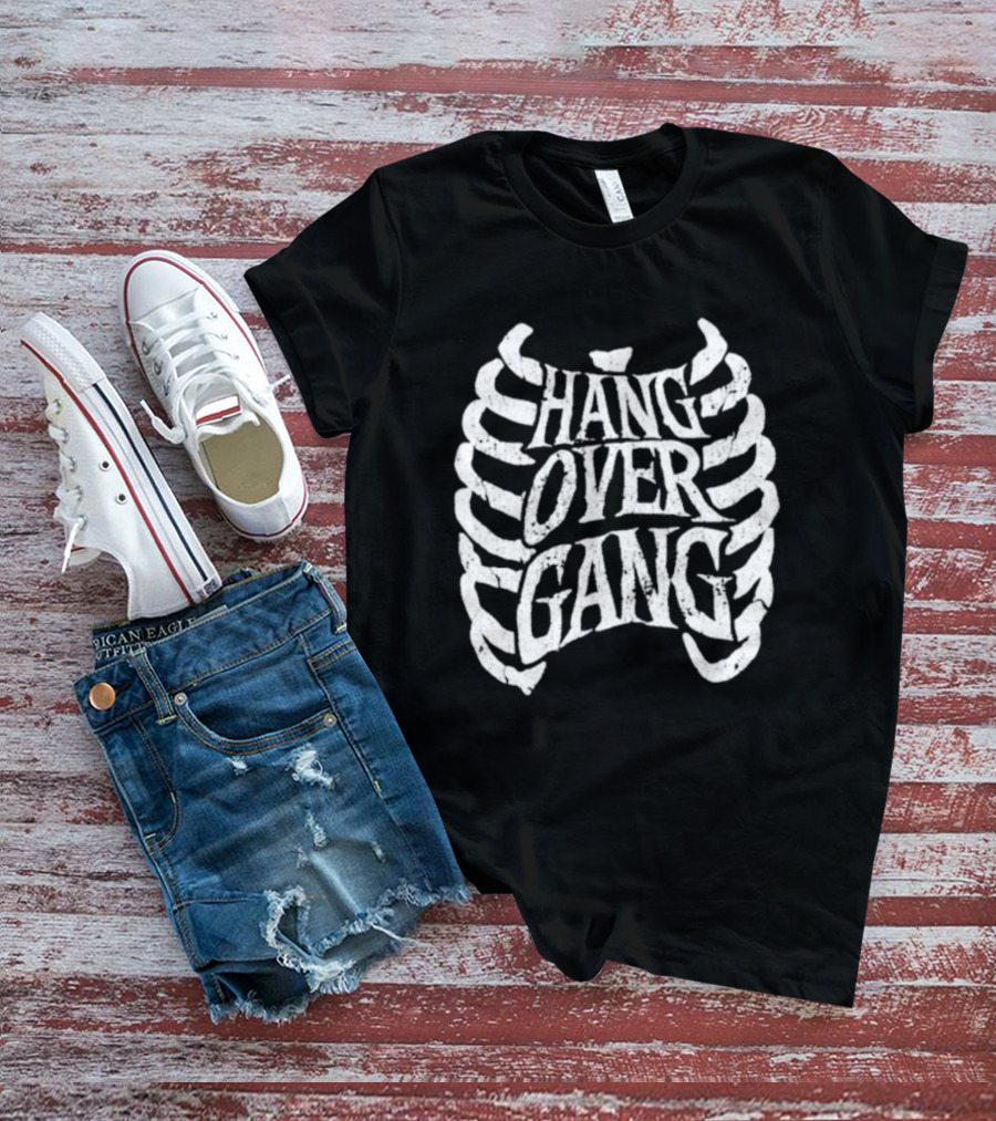 Hang Over Gang Ribcage Skeleton T-Shirt