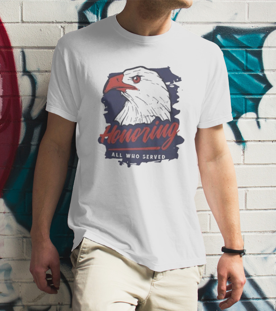 Honoring All Who Served Eagle T-Shirt