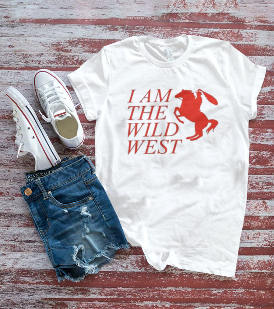 I Am The Wild West Horse And Rider Red T-Shirt