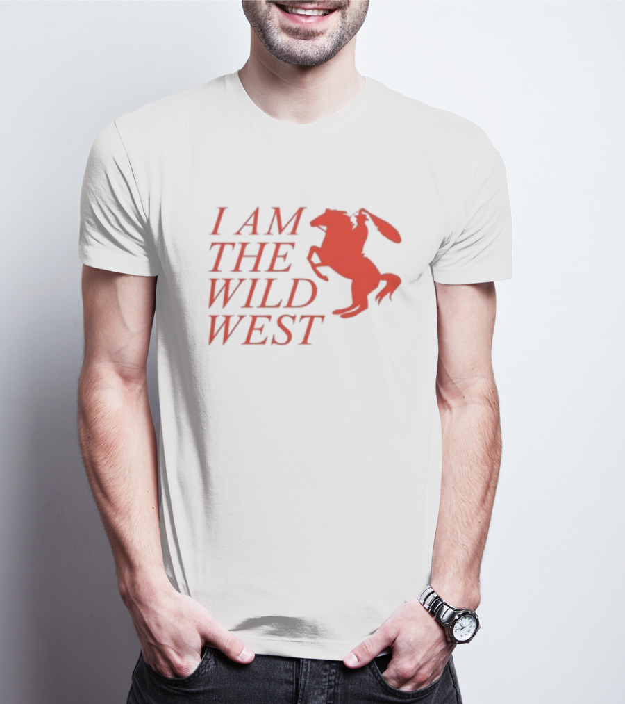 I Am The Wild West Horse And Rider Red T-Shirt