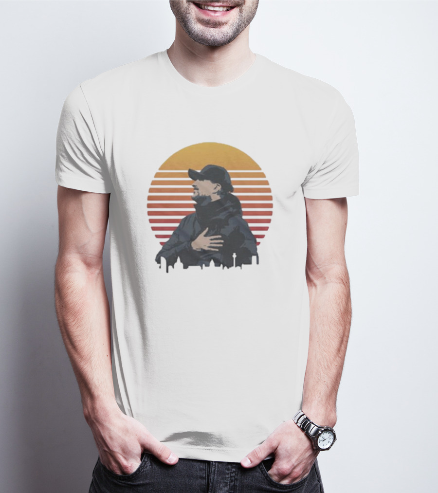 Liverpool Jürgen Klopp Thank You For The Memories Sunset T-Shirt