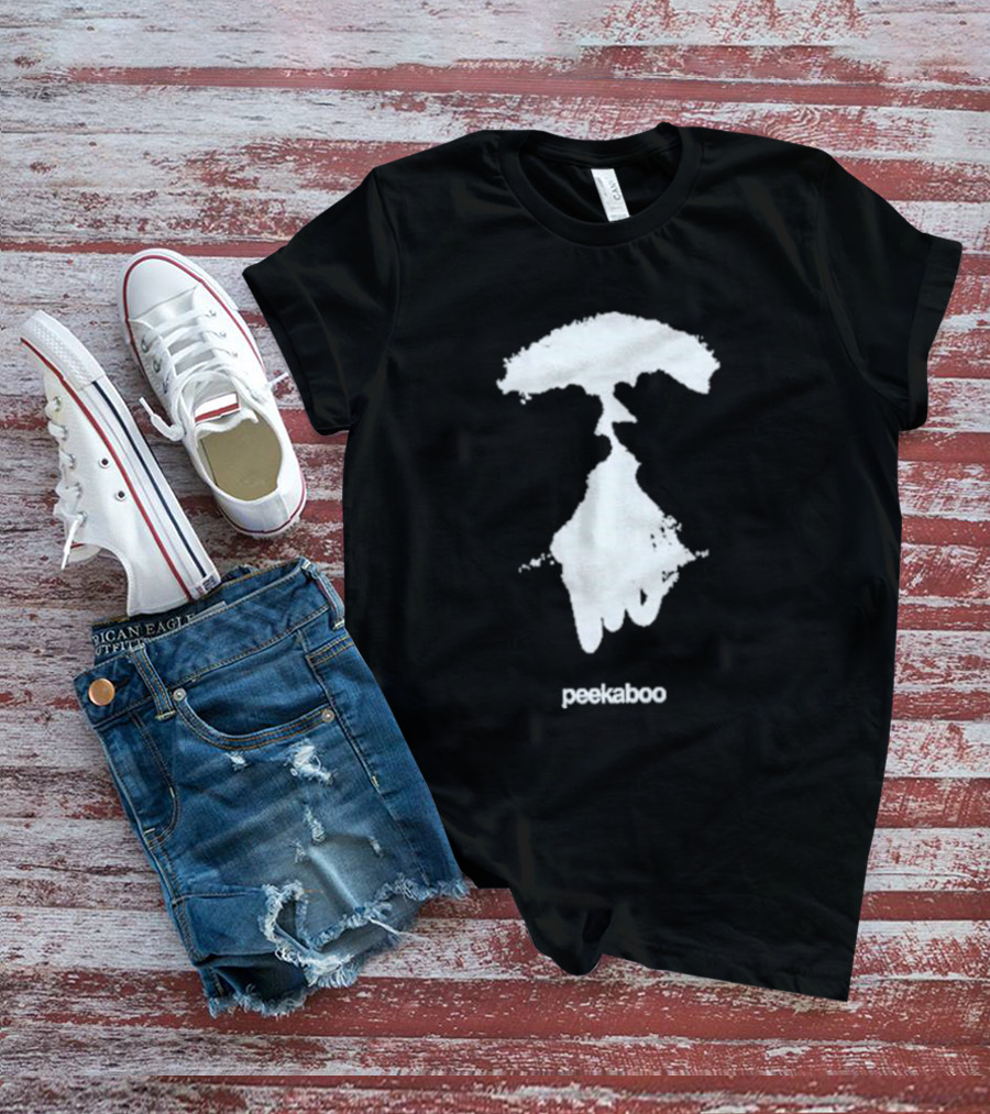 Peekaboo Eyes Wide Open Patch T-Shirt
