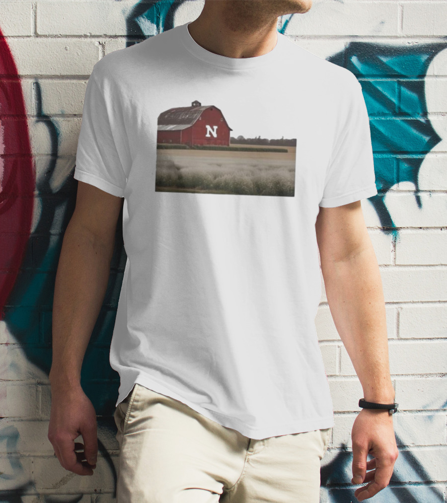 Husker Barn Nebraska Red Barn N T-Shirt