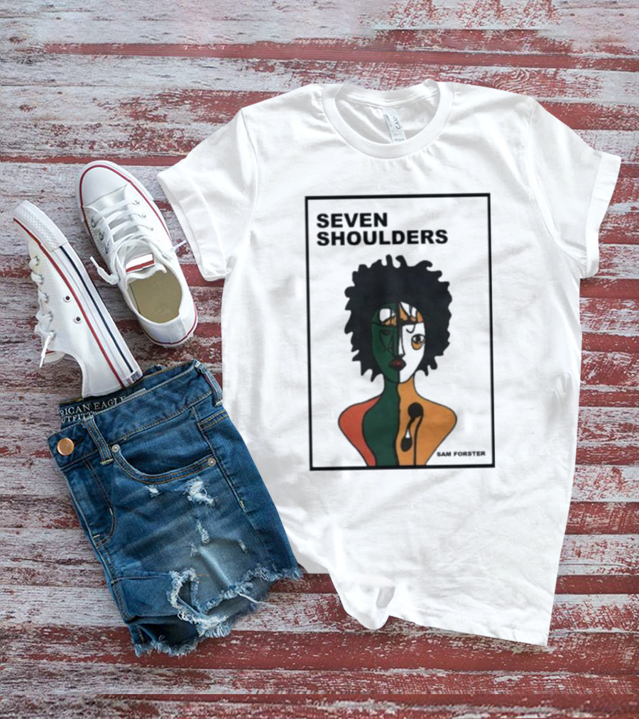 Seven Shoulders Sam Forster Afrocentric Abstract T-Shirt