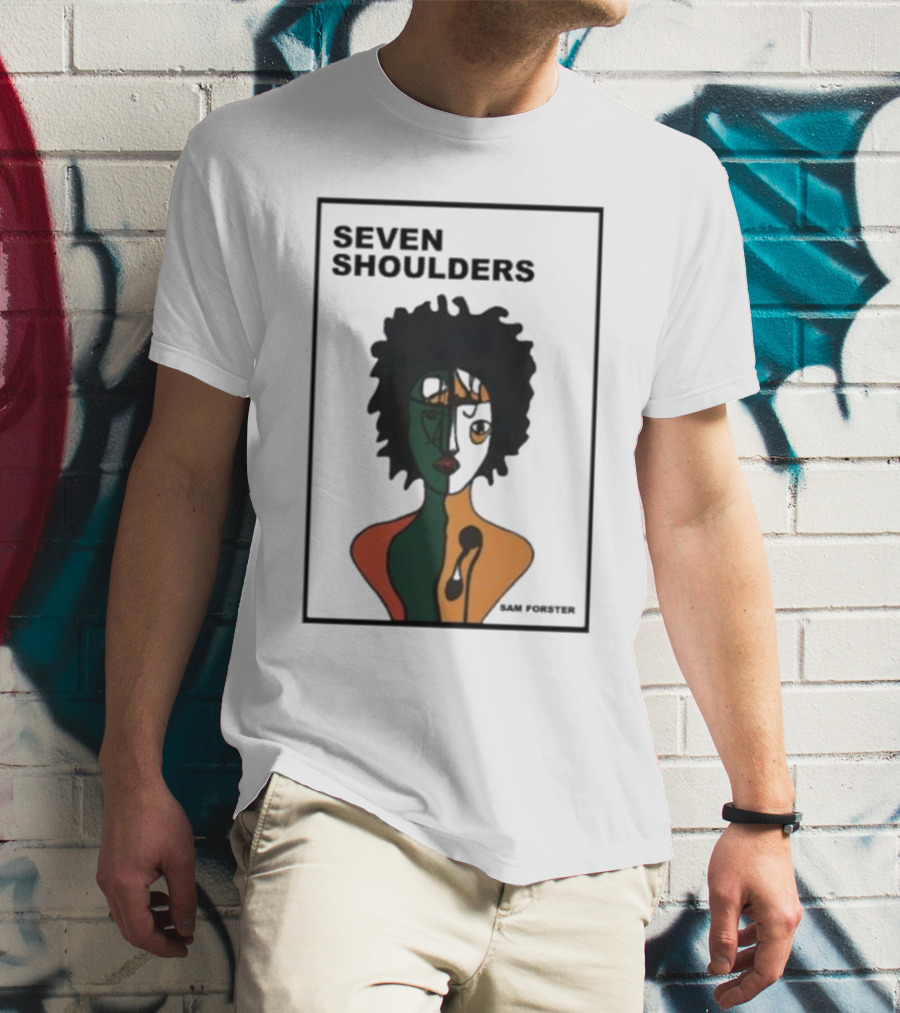 Seven Shoulders Sam Forster Afrocentric Abstract T-Shirt