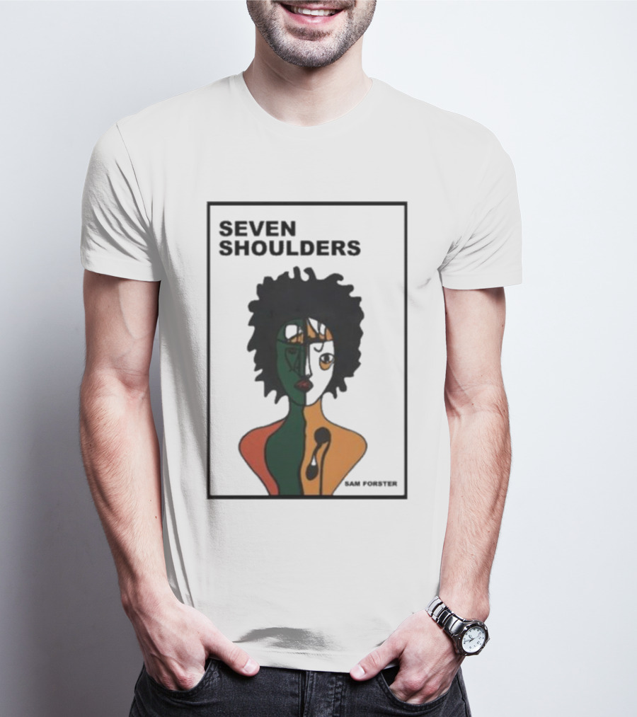 Seven Shoulders Sam Forster Afrocentric Abstract T-Shirt
