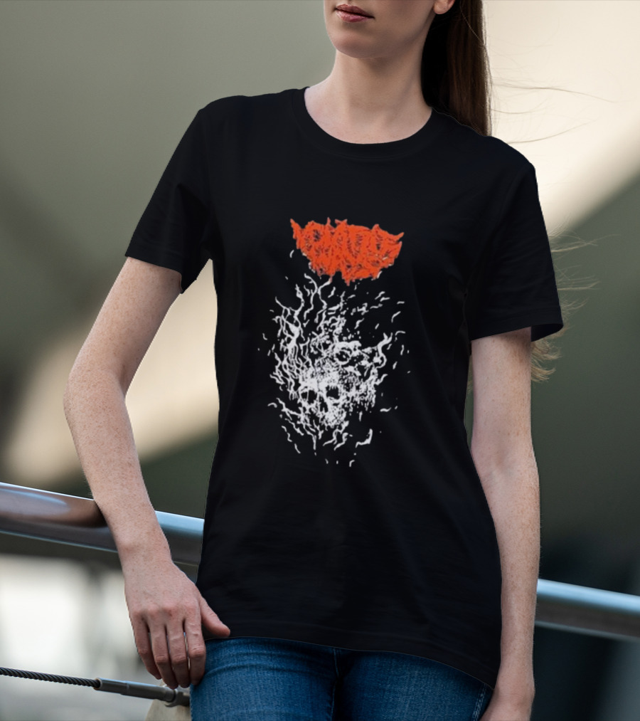 Volatile Ways Skull Fire Release My Tortured Soul T-Shirt