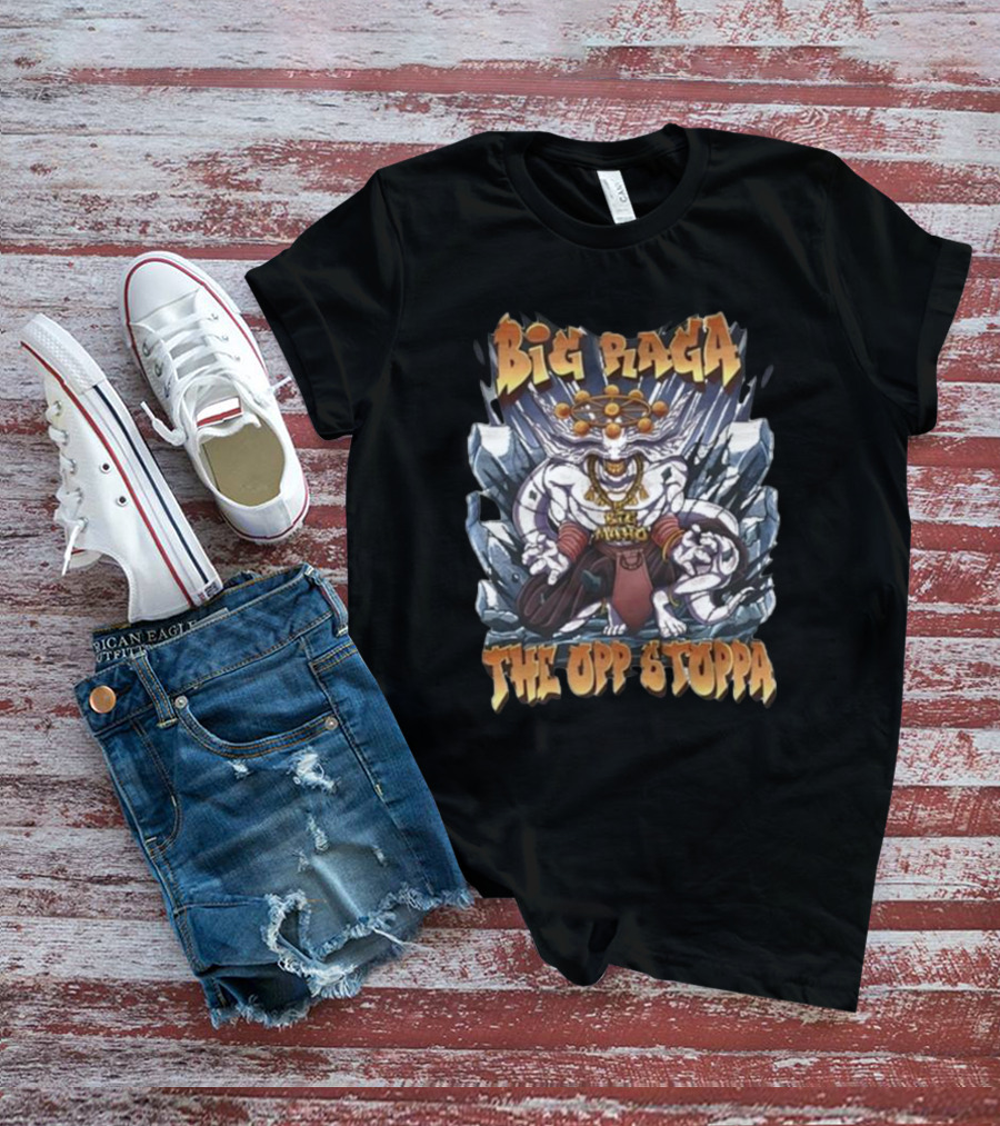 Big Raga The Opp Stoppa Warrior Character T-Shirt