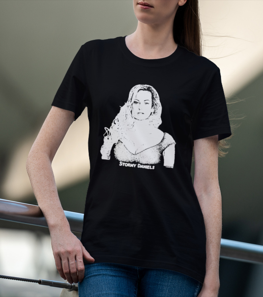 Stormy Daniels Monochrome T-Shirt