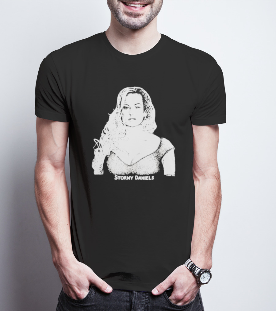 Stormy Daniels Monochrome T-Shirt