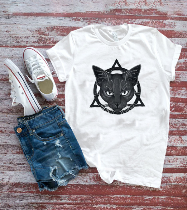 Therian Theta Delta Feline Symbol With Cat T-Shirt