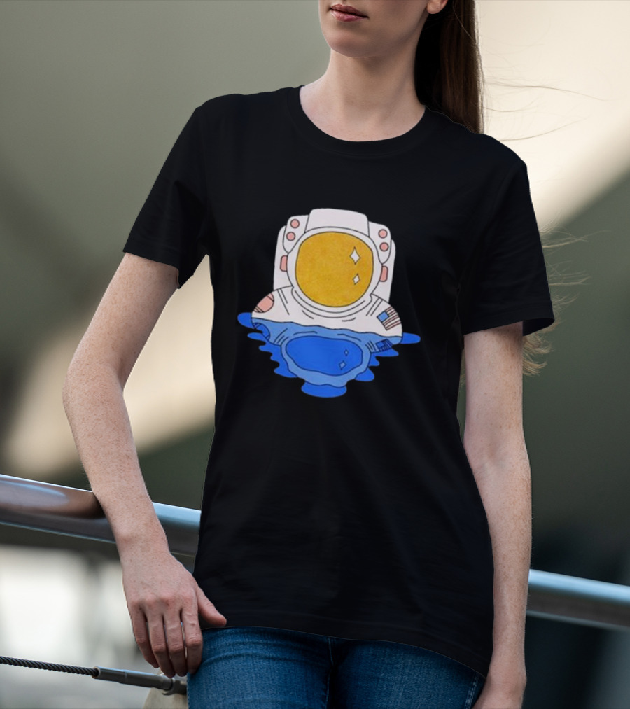 SciShow Buoyancy Lab Astronaut Floating In Water T-Shirt