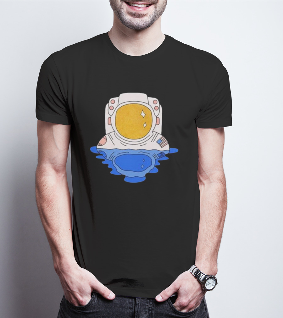 SciShow Buoyancy Lab Astronaut Floating In Water T-Shirt