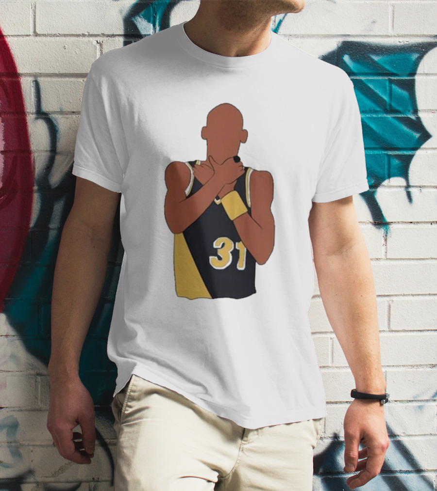 Candace Parker Reggie Miller 31 Gesture Basketball Fan T-Shirt