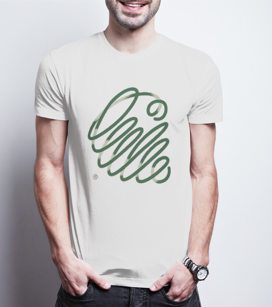 Carhartt Wip Noodle Spiral Abstract Green T-Shirt