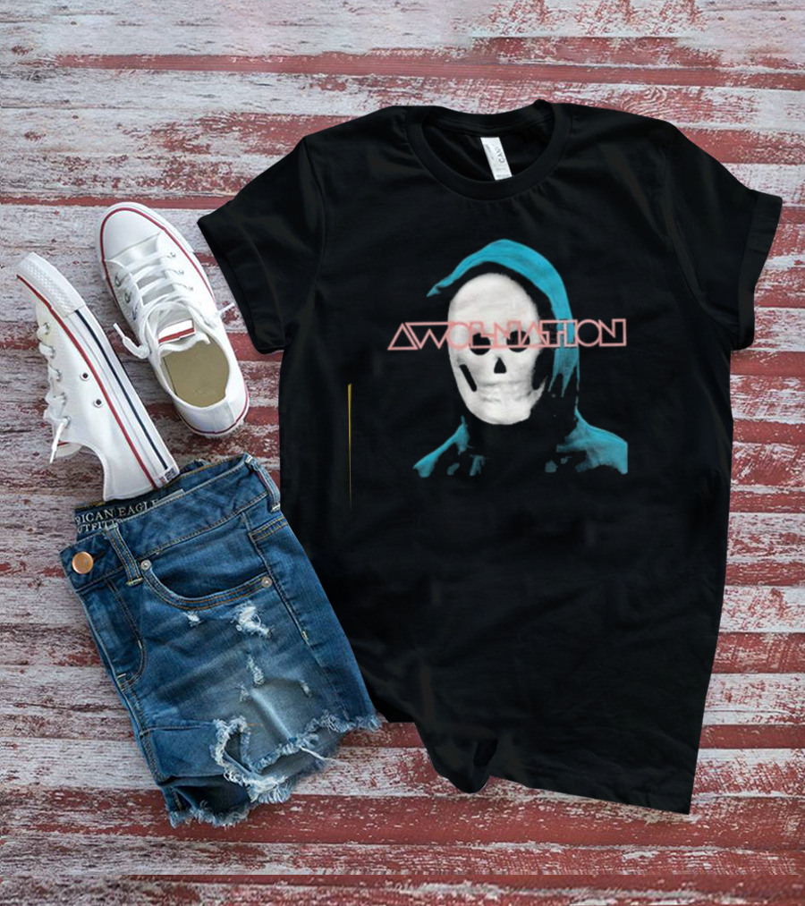 Awolnation Skull Mask T-Shirt