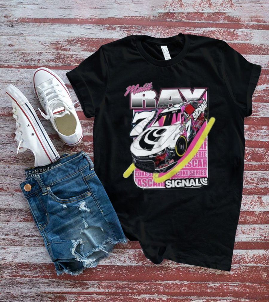 Malik Ray 7 NASCAR Coke Series Signal Racing Car T-Shirt