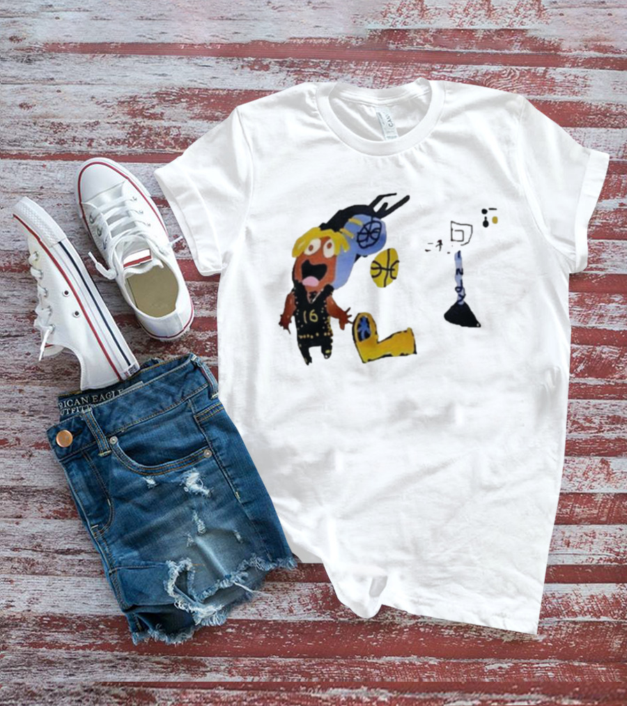 Tyrese Haliburton James Johnson Son Basketball Cartoon T-Shirt