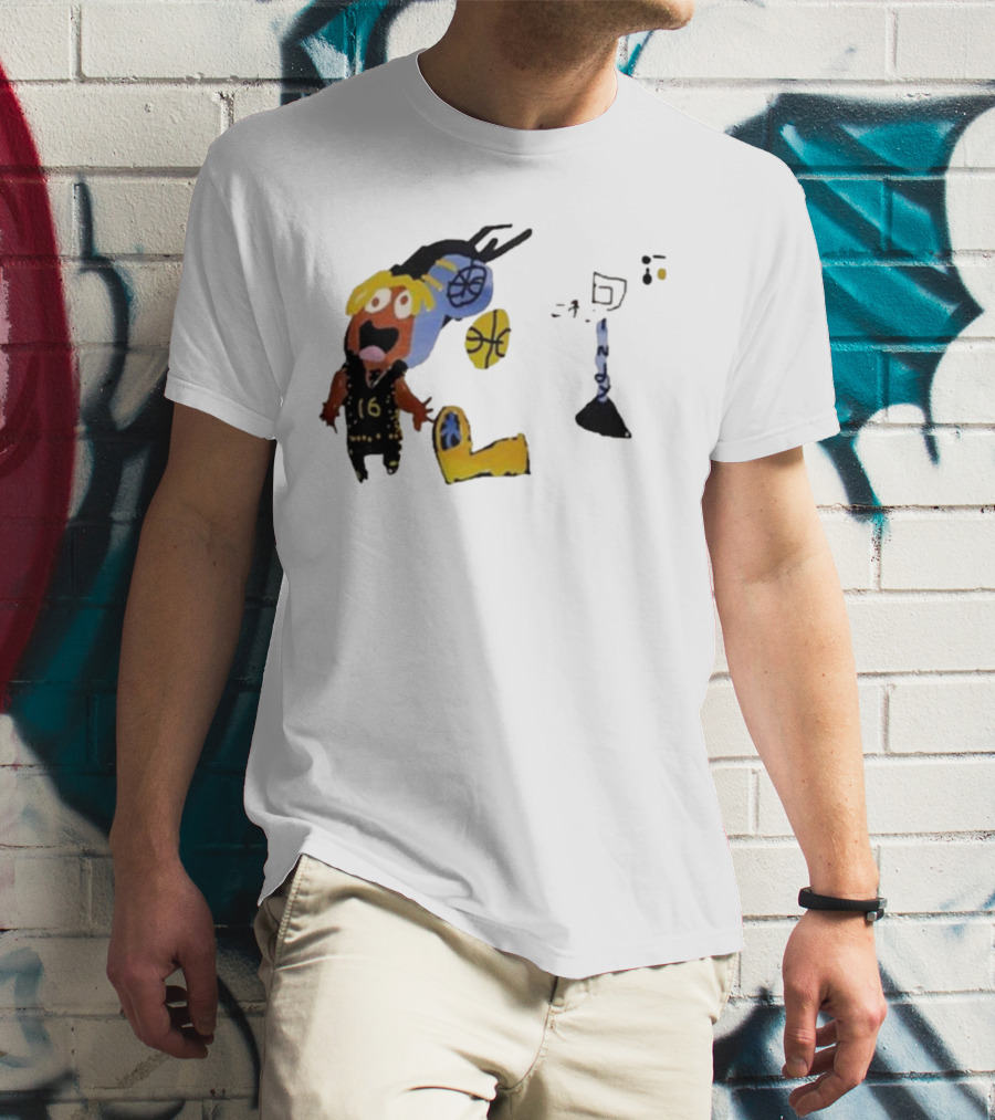 Tyrese Haliburton James Johnson Son Basketball Cartoon T-Shirt