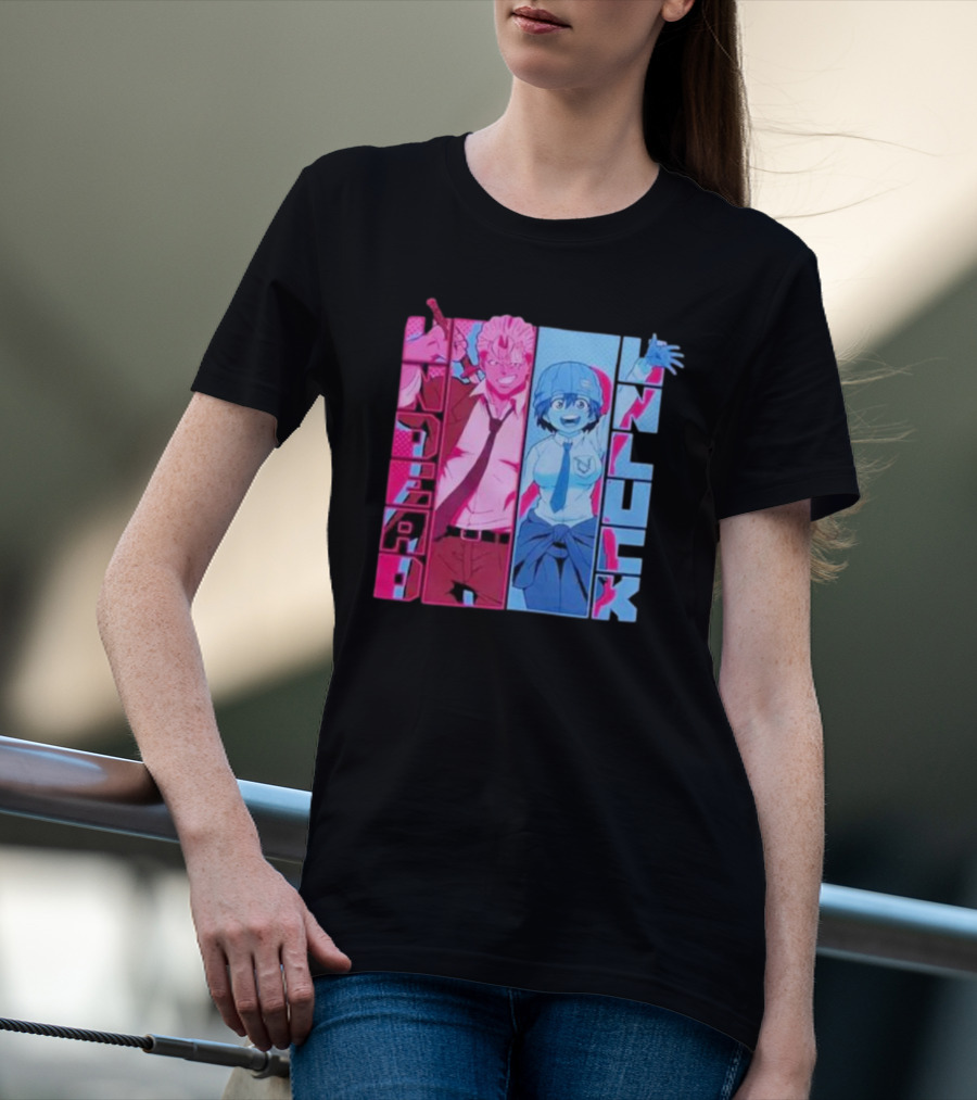 Undead Unluck Andy Fuuko Manga Panel T-Shirt