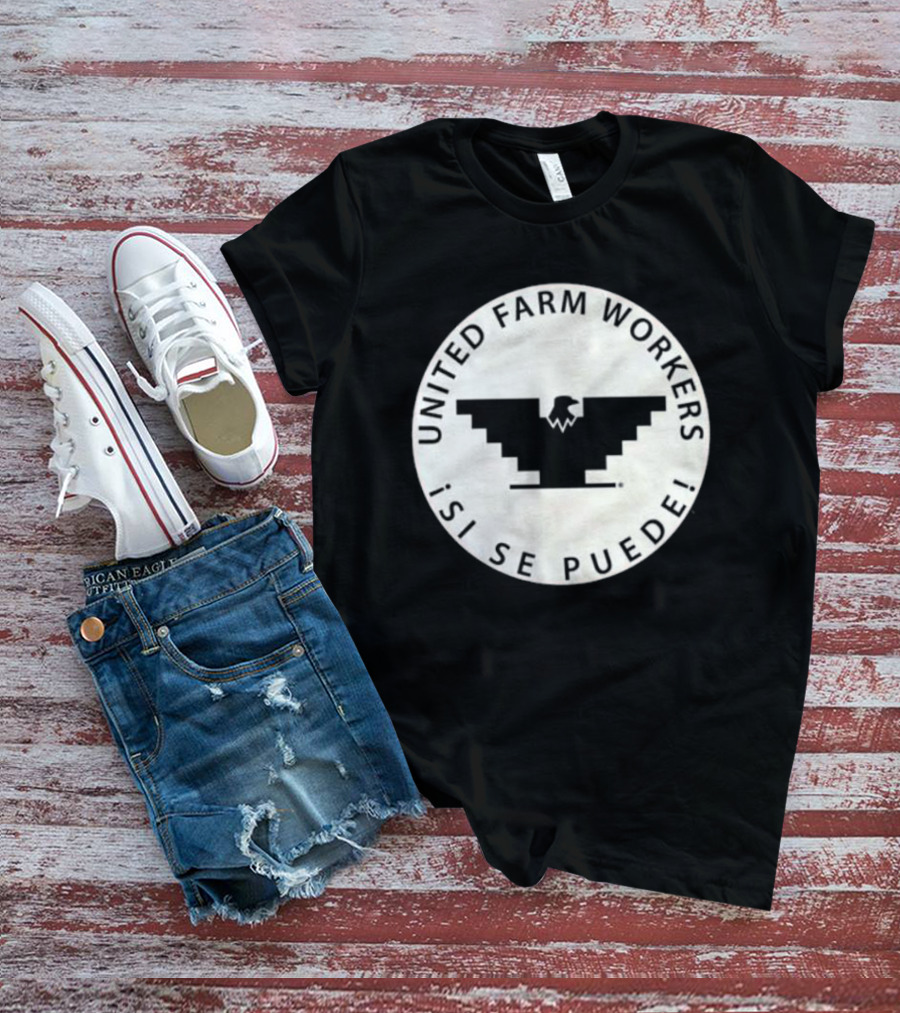 United Farm Workers ¡Sí Se Puede Eagle Emblem T-Shirt