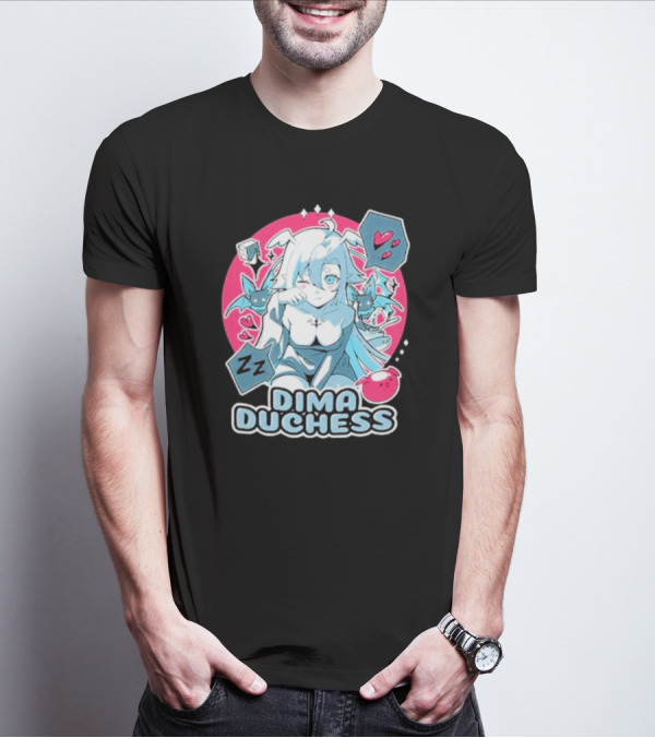 Uwumarket Dimatheduchess Sleepy Soup Dima Duchess Hearts Zzz Bat Wings T-Shirt