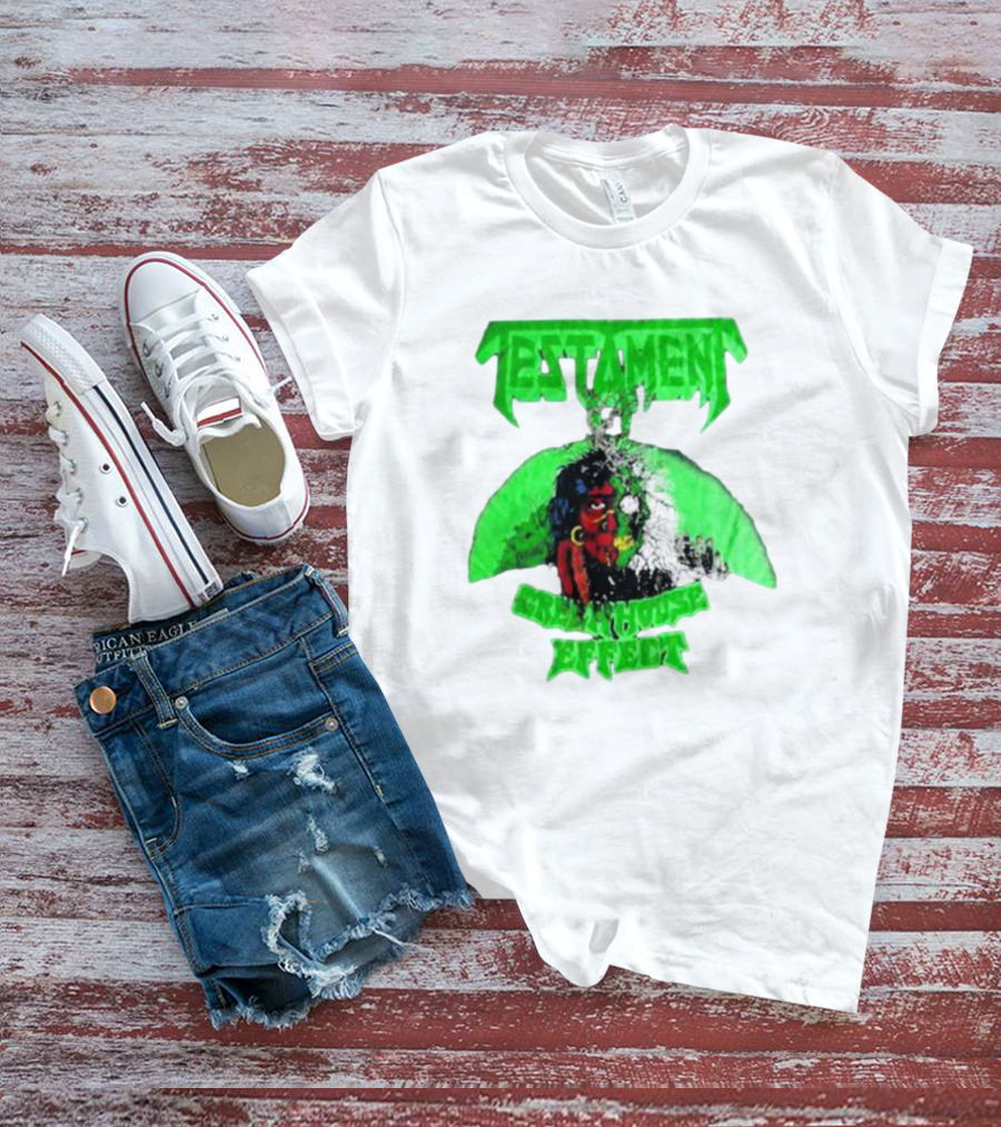 TESTAMENT Greenhouse Effect 1989 T-Shirt