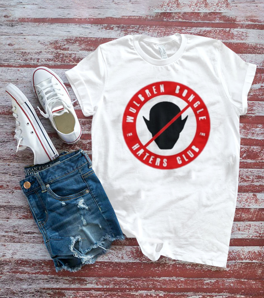 Wulbren Bongle Haters Club FWB Logo Red Circle T-Shirt