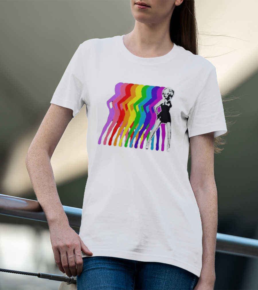 Rupaul Rainbow Pride Shadow T-Shirt